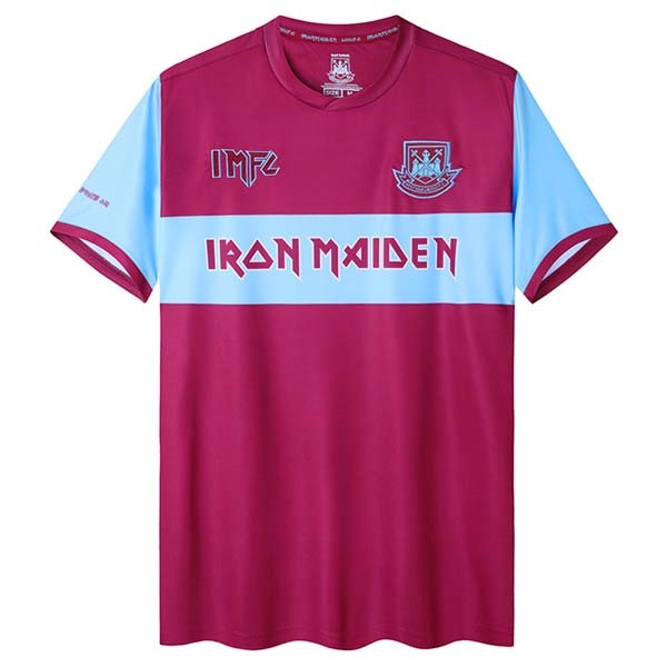 Tailandia Camiseta Iron Maiden x West Ham 1ª Kit Retro